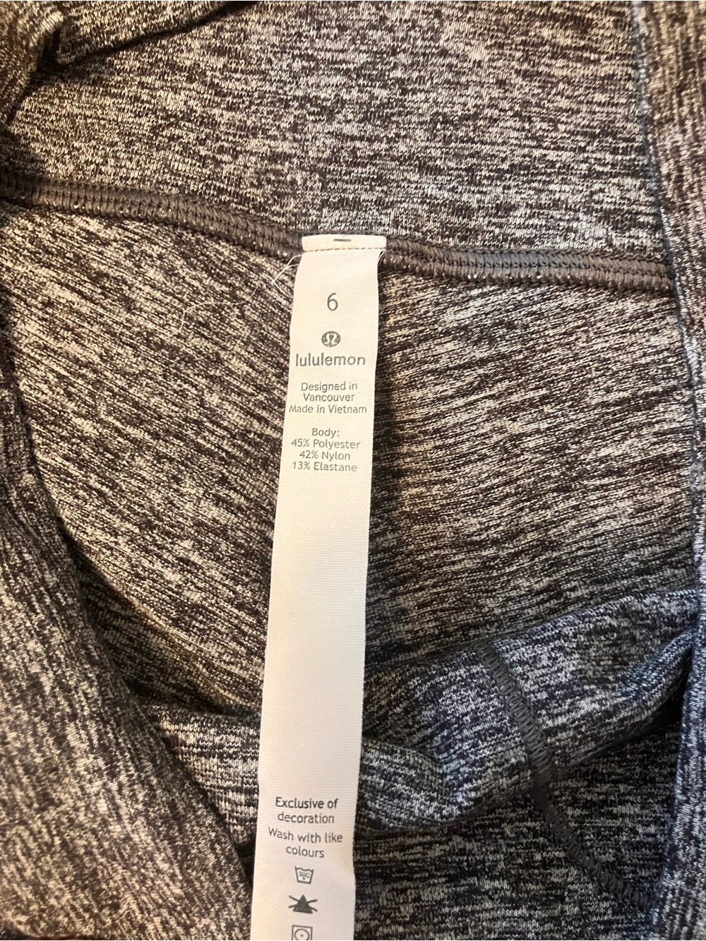 lululemon athletica Women’s Align 7/8  Heather Gray Leggings - Picture 4 of 5